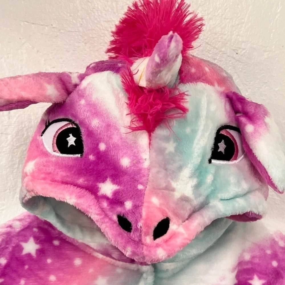 Girls Hooded Unicorn Robe (fits 8-10 years)
